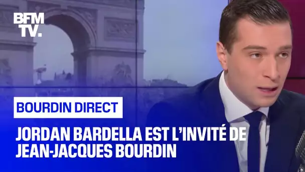 Jordan Bardella face à Jean-Jacques Bourdin en direct