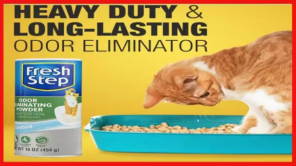 Fresh Step Cat Litter Box Odor Eliminating Spray and Powder