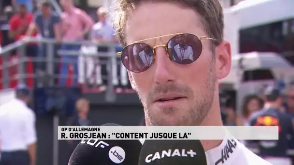 Grand Prix d'Allemagne - Grosjean : "Content jusque là"