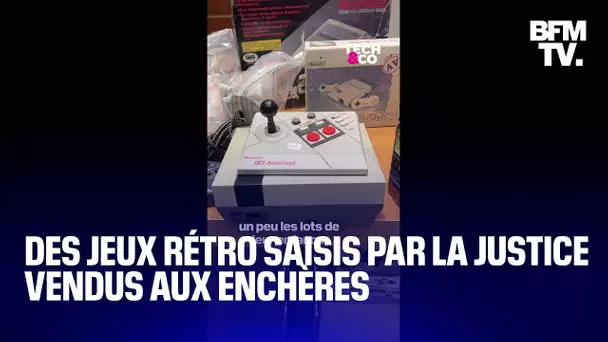 Des jeux rétro saisis par la justice vendus aux enchères à la Paris Games Week