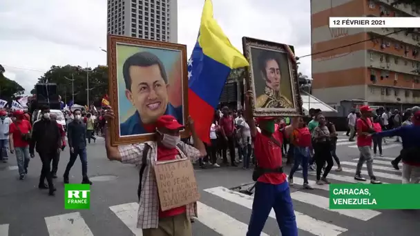 Venezuela : des partisans de Maduro investissent les rues de Caracas