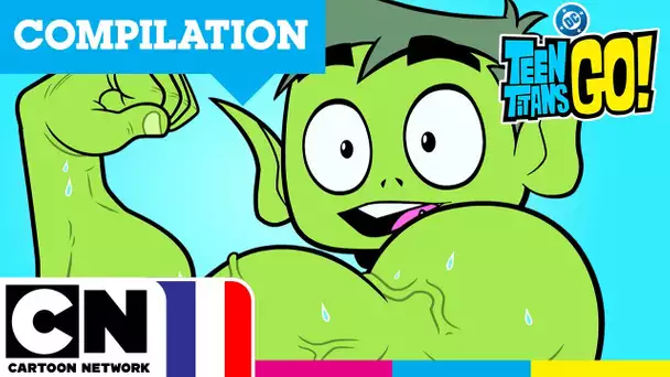 Les moments musclés des héros | Teen Titans Go! @cartoonnetworkFR
