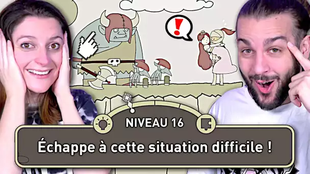 NOTRE CERVEAU SURCHAUFFE AVEC CE JEU D'ENIGMES ! IQ DUNGEON