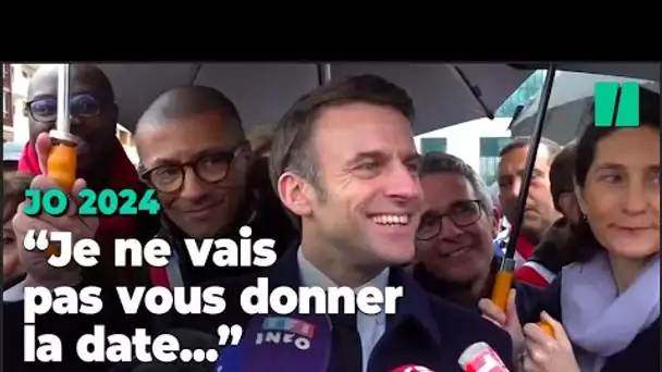 Emmanuel Macron veut toujours baigner dans la Seine (mais il ne dit pas quand)