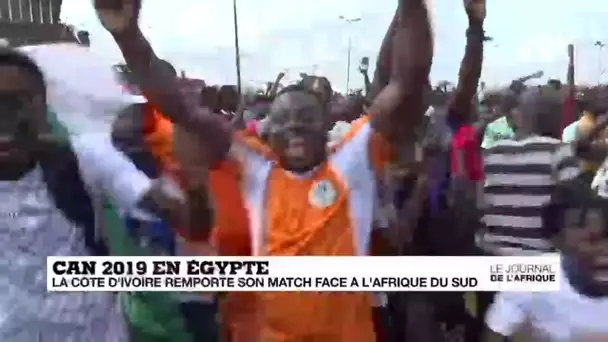 CAN-2019 : Chaude ambiance avec les supporters des Éléphants après la victoire de la Côte d'Ivoire