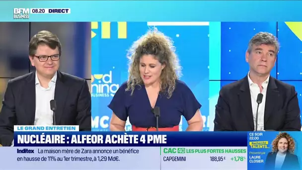Arnaud Montebourg et Eric Druenne (Alfeor) : Nucléaire, Alfeor achète quatre PME