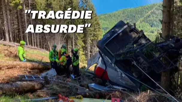 À Stresa en Italie, la chute d'un téléphérique fait 13 morts et deux blessés