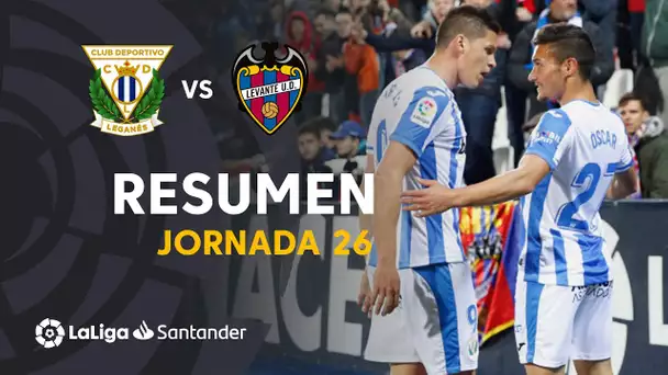 Resumen de CD Leganés vs Levante UD (1-0)