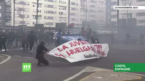 Espagne : affrontements entre métallurgistes et forces de l'ordre à Cadix