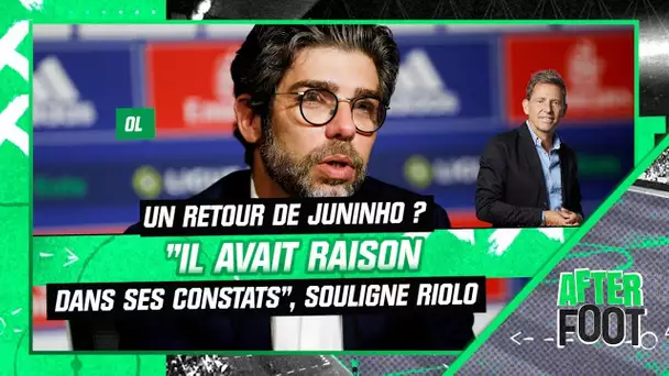 OL : Un retour de Juninho ? "Il avait raison dans ses constats", souligne Riolo