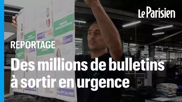 « C’est du jamais-vu » : dans cette imprimerie, une course-contre-la-montre avant les législatives
