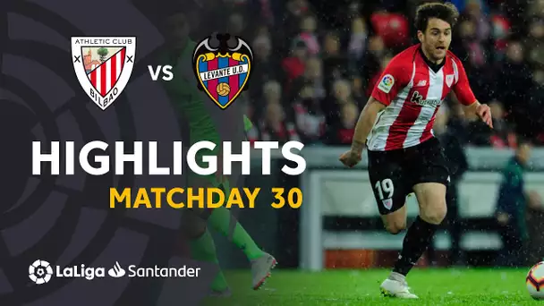 Highlights Athletic Club vs Levante UD (3-2)