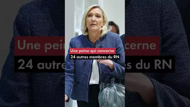 Marine Le Pen condamnée à une peine d'inéligibilité avec exécution immédiate