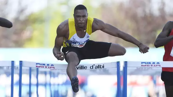 Albi 2020 : Finale 110 m haies (Wilhem Belocian en 13''20)