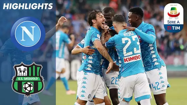 Napoli 2-0 Sassuolo | Goals From Ounas & Insigne Ensure Comfortable Win | Serie A