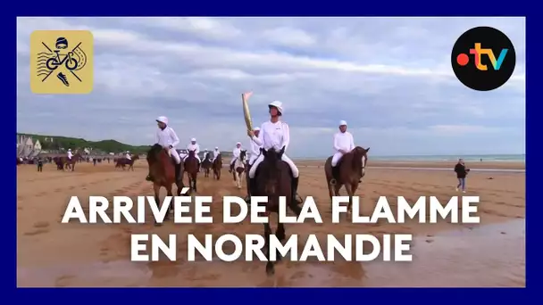 JO Paris 2024 : l'arrivée de la flamme olympique en Normandie