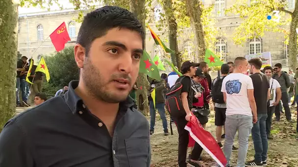 Interview de Yassine, manifestant kurde à Bordeaux