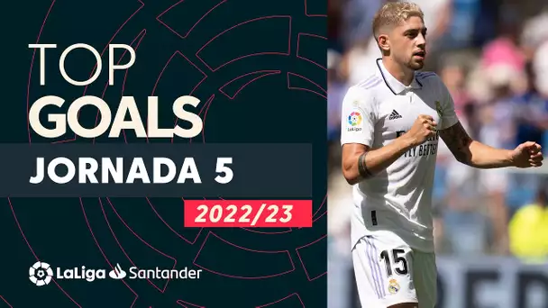 LaLiga TOP 5 Goles Jornada 5 LaLiga Santander 2022/2023