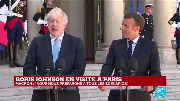 Johnson reçu à l'Élysée : "Je pense que nous allons trouver un accord" sur le Brexit