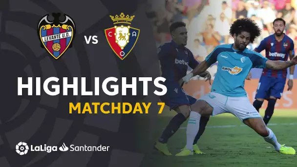 Highlights Levante UD vs CA Osasuna (1-1)