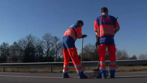 IL TRAVAILLE SUR LA ROUTE LA PLUS DANGEREUSE DE FRANCE