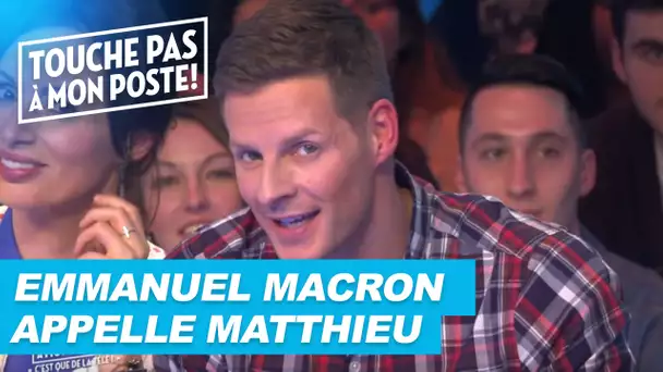 Emmanuel Macron appelle Matthieu Delormeau dans TPMP