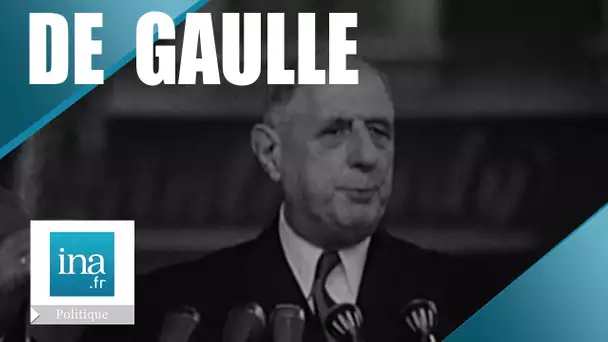 1963 : De Gaulle, la Frane et le nucléaire | Archive INA