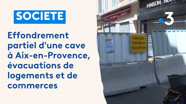 Aix-en-Provence : logements et commerces évacués suite à un risque d'effondrement d'un immeuble