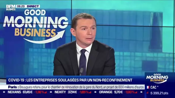 Olivier Dussopt (Ministre): Les entreprises soulagées par un non-reconfinement