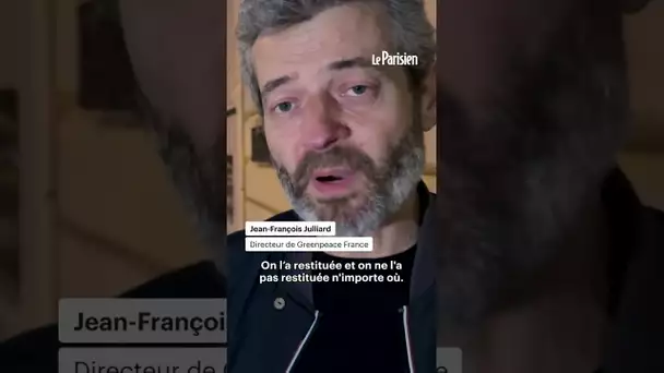 Greenpeace rend la statue de Macron « empruntée » au musée Grévin