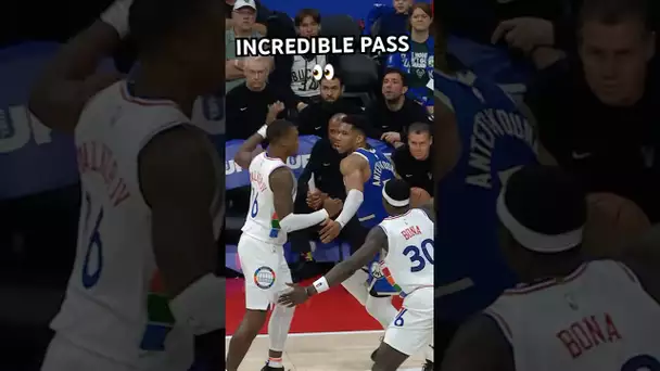 Giannis with the NASTY corner to corner pass 😮‍💨