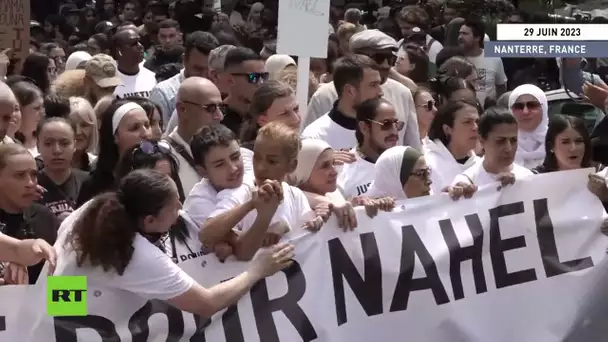 Nanterre : manifestations de masse à la mémoire de Nahel, l’adolescent tué par un policier