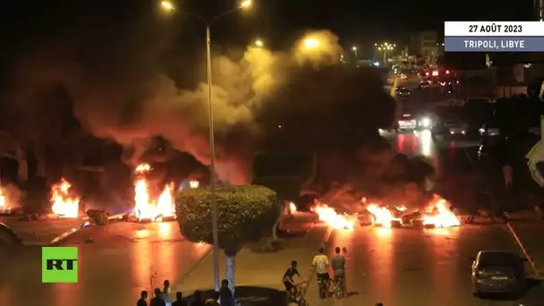 🇱🇾 Libye : barricades incendiées et routes bloquées à Tripoli