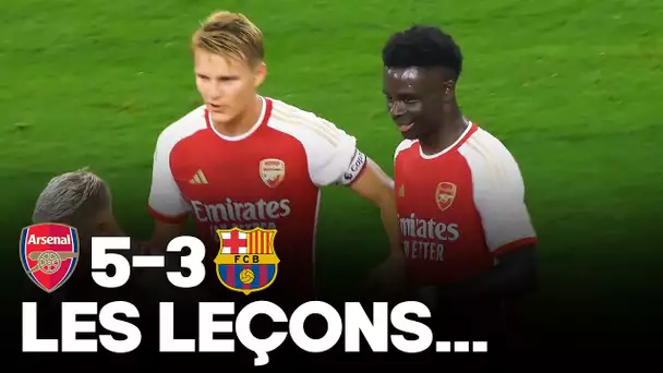 💥 Arsenal bat le Barça (5-3) dans une pluie de buts, résumé des leçons…