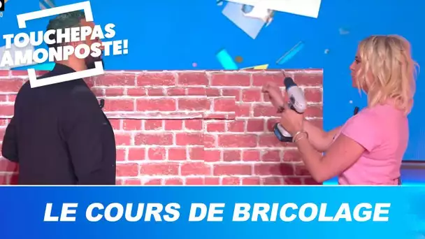 Cyril Hanouna donne un cours de bricolage à Kelly Vedovelli... La catastrophe !