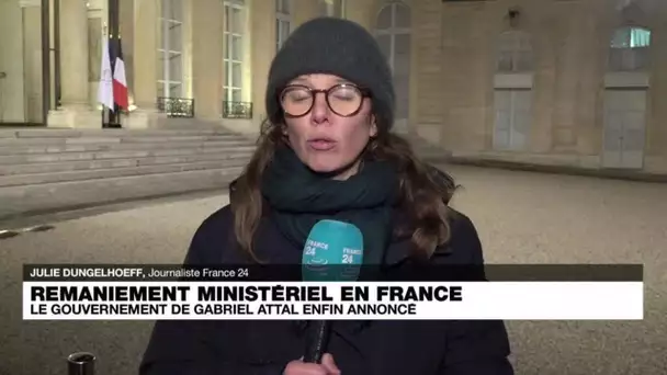 Remaniement : "un gouvernement resserré" de onze ministres • FRANCE 24