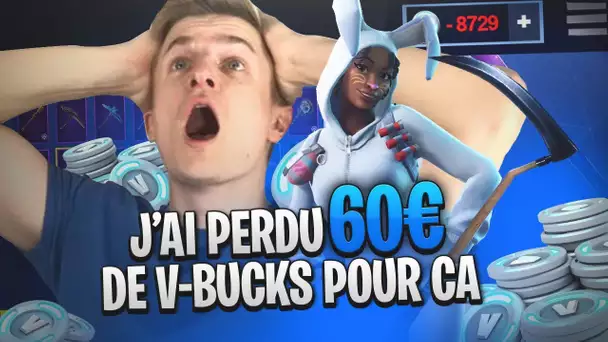 J&#039;ai perdu 60euros de V-BUCK sur Fortnite pour ça, c&#039;est n&#039;importe quoi mdr