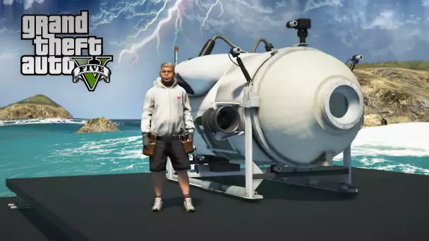 PLONGER dans les ABYSSES SECRETES de GTA 5 en SOUS-MARIN !