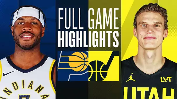 PACERS at JAZZ | FULL GAME HIGHLIGHTS | January 15, 2024