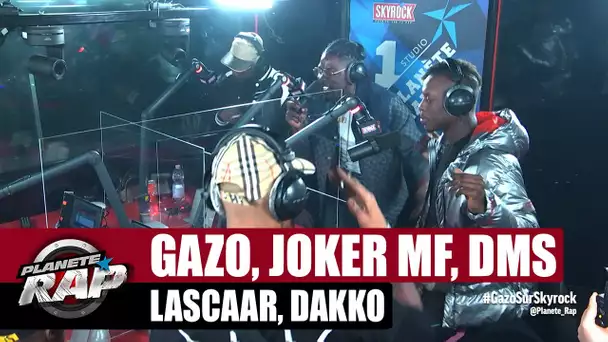 Gazo - Session freestyle avec Lascaar, Joker MF, DMS & Dakko ! #PlanèteRap