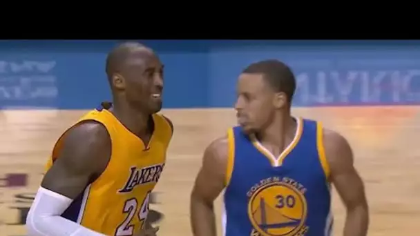 Kobe Gives Steph Curry Respect After Draining Long Three!