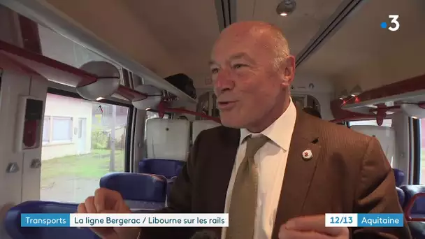 La nouvelle ligne Bergerac Libourne inaugurée ce vendredi