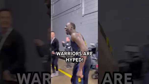 The Warriors are hyped after their Game 7 win