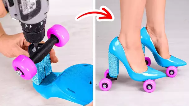 CRÉATIONS COOL POUR LES CHAUSSURES || COMMENT TRANSFORMER DE VIEILLES CHAUSSURES