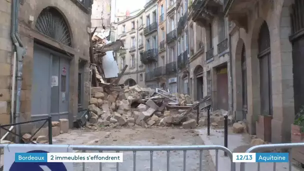 Bordeaux : effondrement de deux immeubles rue de la Rousselle