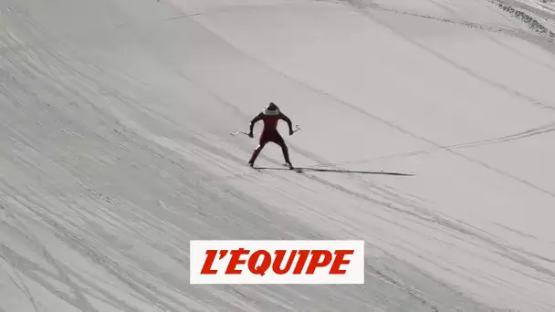 Simon Billy a plus de 170 km/h en vidéo - Ski de vitesse - CM (H)