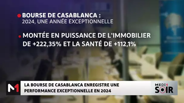 La Bourse de Casablanca enregistre une performance exceptionnelle en 2024