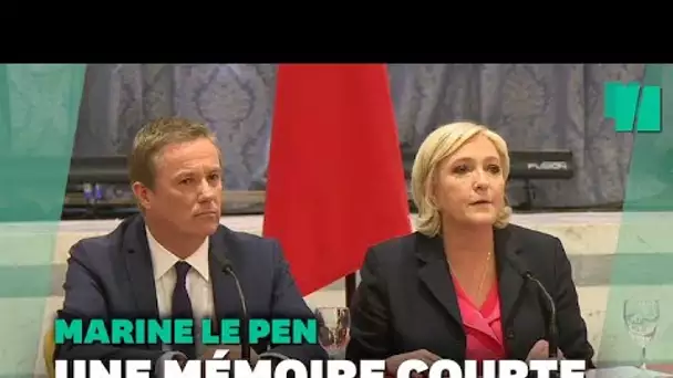 Pour Marine Le Pen, "personne n'annonce à l'avance son premier Ministre"... sauf elle en 2017