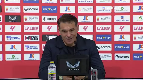 Rueda de prensa UD Almería vs Deportivo Alavés