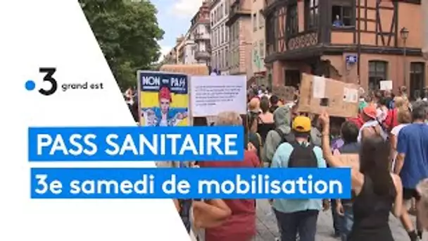 Pass sanitaire : troisième samedi de mobilisation en Alsace